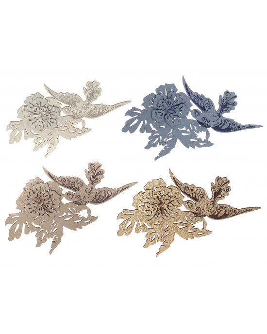 Brooch Flowerbirds B1121
