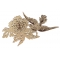 Brooch Flowerbirds B1121