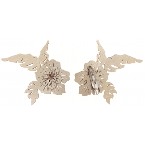 Brooch Flowerbirds B1115