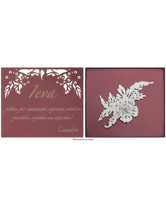 Brooch Flowerbirds B1106