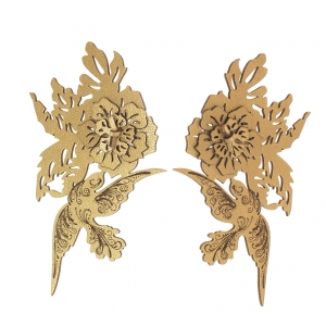 Earrings Flowerbirds E368