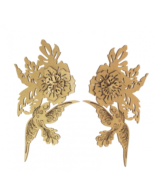 Earrings Flowerbirds E368