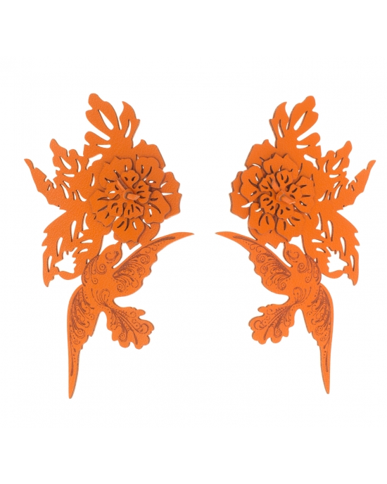 Earrings Flowerbirds E368
