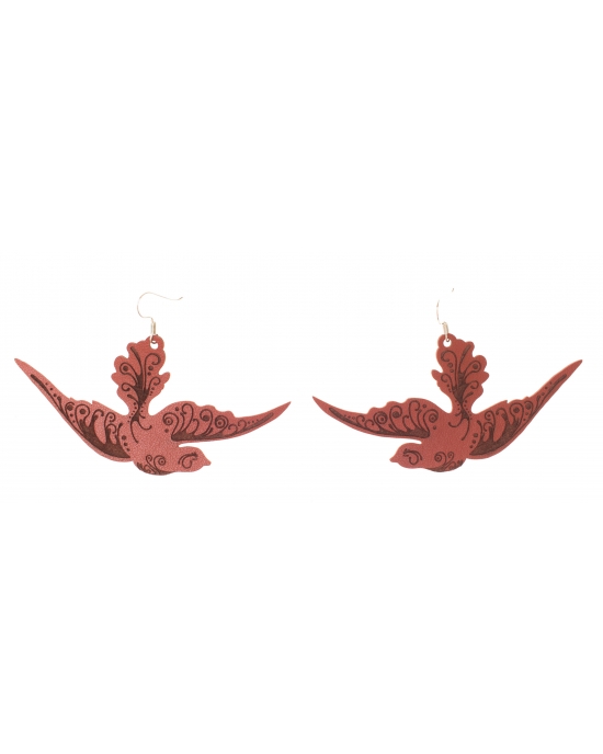 Earrings Flowerbirds E138