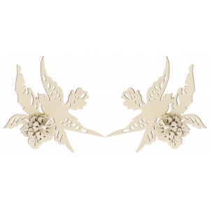 Earrings Flowerbirds E1111