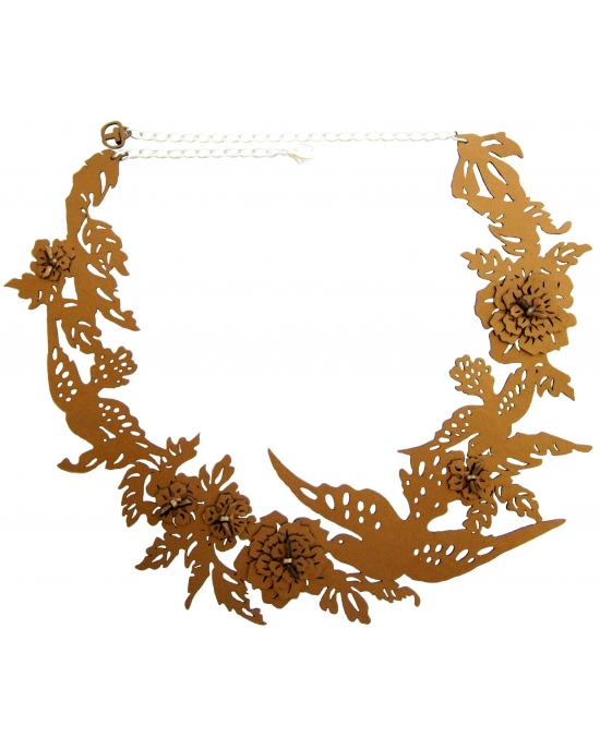Necklace Flowerbirds N1110