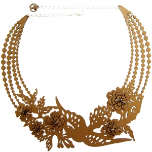 Necklace Flowerbirds N1111
