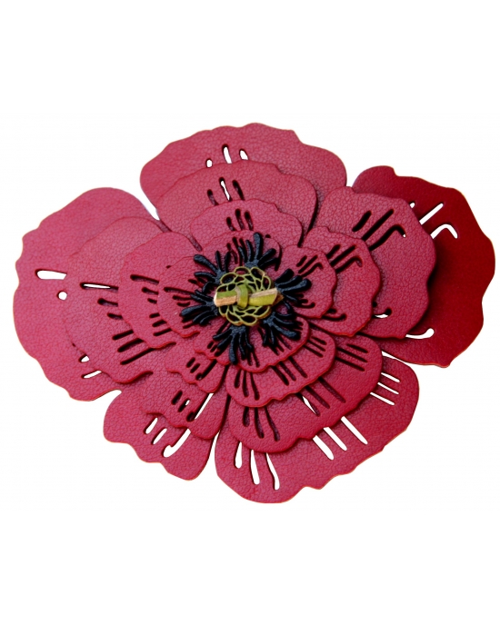 Brooch Poppy B803