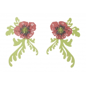 Earrings Poppy E348