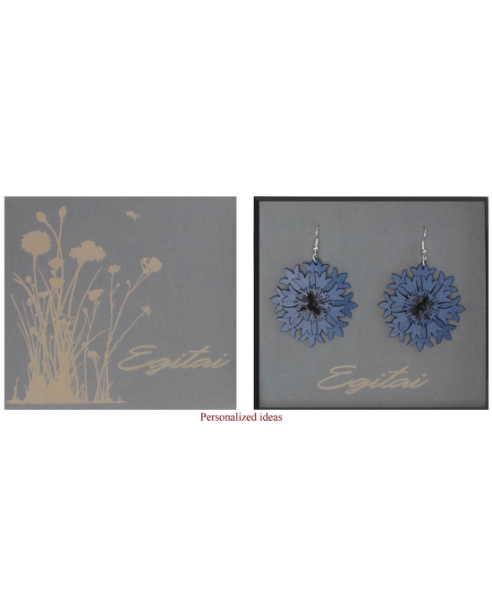 Earrings Cornflower E901