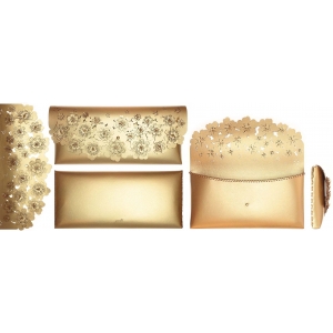 Clutch bag Flower CL58