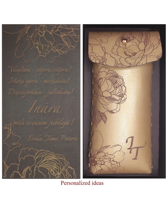 Eyeglass case Peony GC68