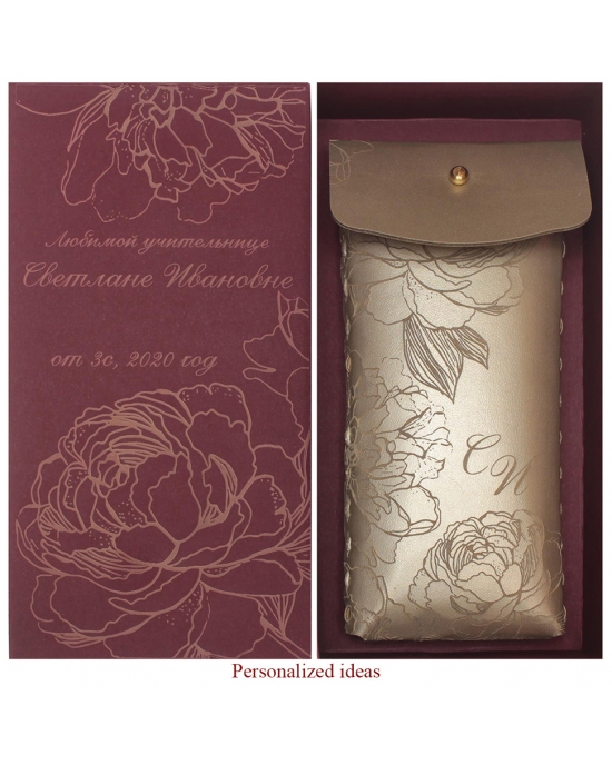 Eyeglass case Peony GC67