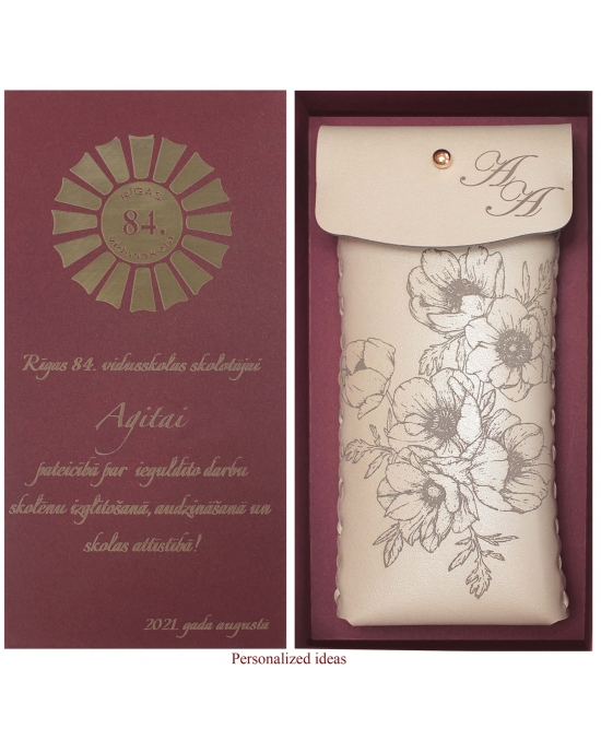 Eyeglass case Poppy GC55