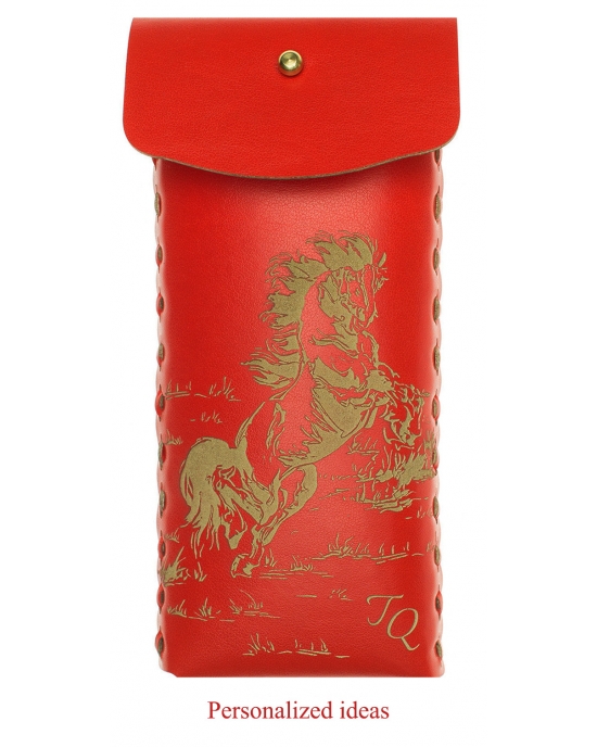 Eyeglass case Horses GC16