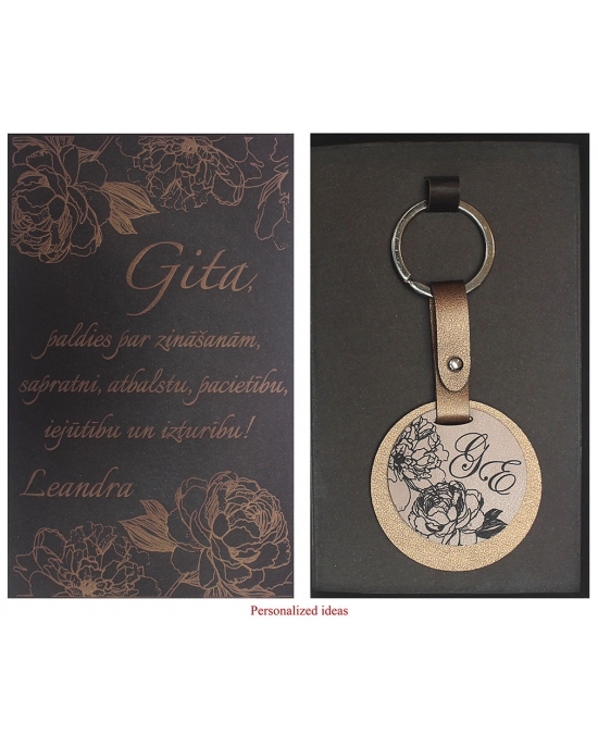 Keyrings Peonies BA100kr