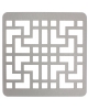 Table Mat/ Coaster Geometry TM295 (10-40cm)