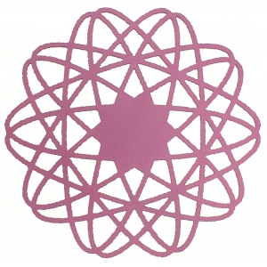 Table Mat/Coaster Geometry TM312 (10-40cm)