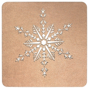 Table Mat/Coaster Snowflake TM365 (10cm-40cm)