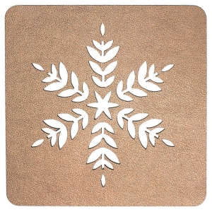 Table Mat/Coaster Snowflake TM366 (10cm-40cm)