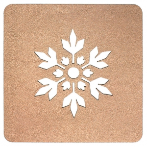 Table Mat/Coaster Snowflake TM367 (10cm-40cm)