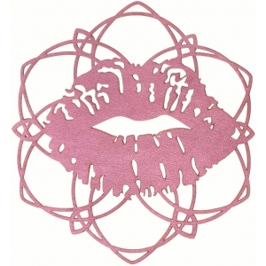Table Mat/Coaster Lips TM46 (10-40cm)