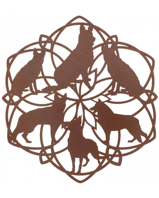 Table Mat/Coaster Dog TM52 (10cm-40cm)
