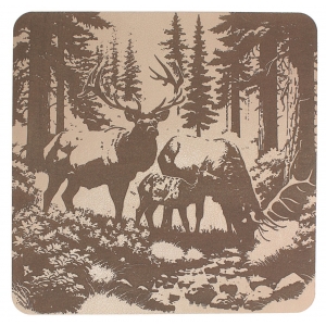 Table Mat/ Coaster Deer TM448 (10-40cm)