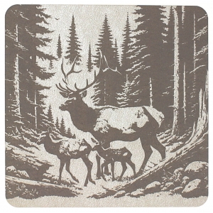 Table Mat/ Coaster Deer TM450 (10-40cm)