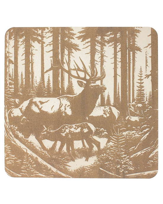 Table Mat/ Coaster Deer TM452 (10-40cm)