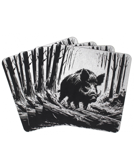 Table Mat/ Coaster Wild Boar TM454 (10-40cm)