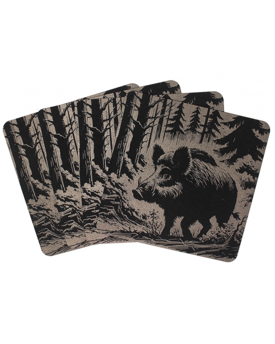 Table Mat/ Coaster Wild Boar TM456 (10-40cm)