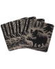 Table Mat/ Coaster Wild Boar TM456 (10-40cm)