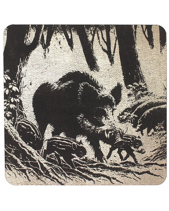 Table Mat/ Coaster Wild Boar TM458 (10-40cm)