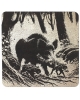 Table Mat/ Coaster Wild Boar TM458 (10-40cm)