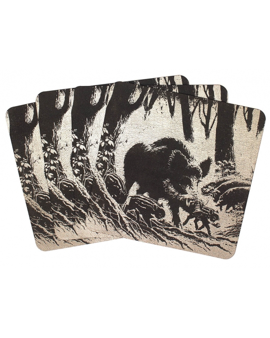 Table Mat/ Coaster Wild Boar TM458 (10-40cm)