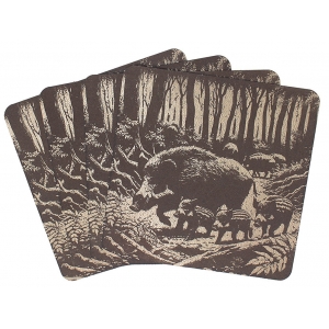 Table Mat/ Coaster Wild Boar TM460 (10-40cm)
