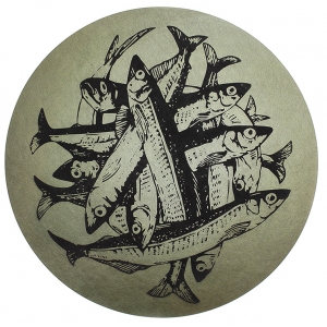 Table Mat/Coaster Fish TM222 (10-40cm)