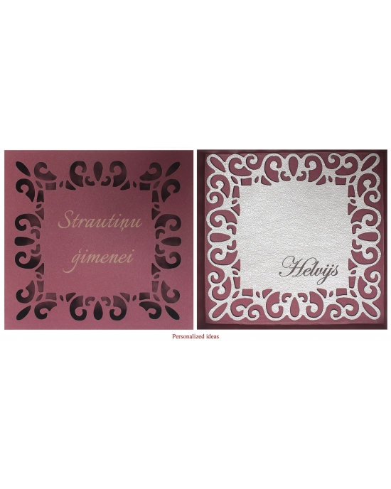 Table Mat/Coaster Victorian Ornament TM275 (10cm-40cm)