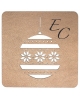 Table Mat/Coaster Christmas ball TM370 (10cm-40cm)