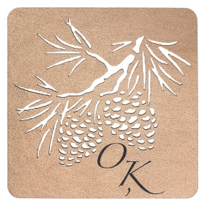Table Mat/ Coaster Pine Cone TM361 (10-40cm)