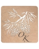 Table Mat/ Coaster Pine Cone TM361 (10-40cm)