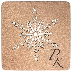 Table Mat/Coaster Snowflake TM365 (10cm-40cm)