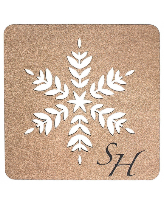 Table Mat/Coaster Snowflake TM366 (10cm-40cm)