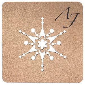 Table Mat/Coaster Snowflake TM368 (10cm-40cm)
