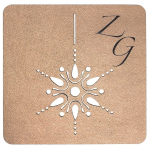 Table Mat/Coaster Snowflake TM369 (10cm-40cm)