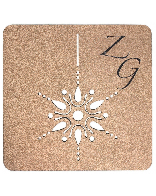 Table Mat/Coaster Snowflake TM369 (10cm-40cm)