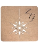 Table Mat/Coaster Snowflake TM369 (10cm-40cm)