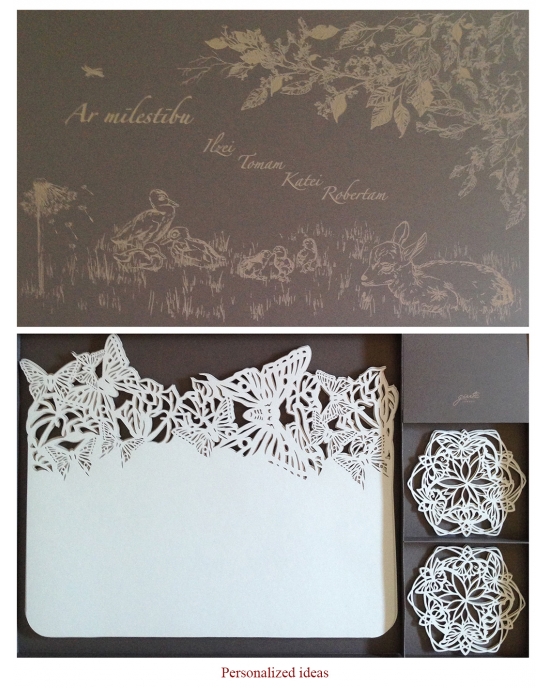 Table Mat/Coaster Butterflies TM42 (10-40cm)