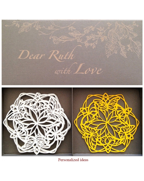 Table Mat/Coaster Butterflies TM42 (10-40cm)